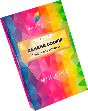 Табак для кальяна Spectrum Mix Line – Banana Cookie 40 гр.