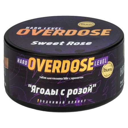 Табак для кальяна Overdose – Sweet Rose 100 гр.