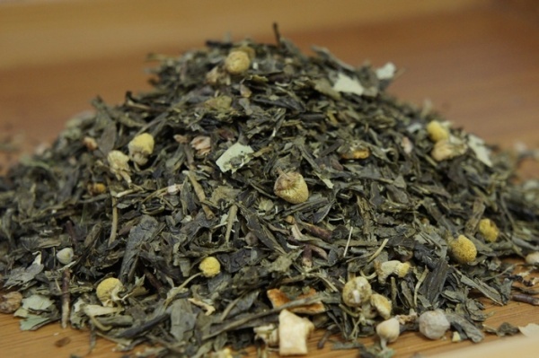 Зеленый чай листовой японская липа, Германия, 165 гр.