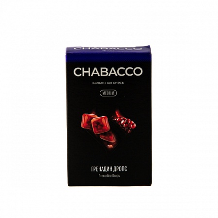 Смесь для кальяна Chabacco Mix MEDIUM – Grenadine drops 50 гр.