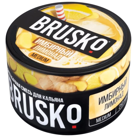 Смесь для кальяна BRUSKO MEDIUM – Имбирный лимонад 250 гр.