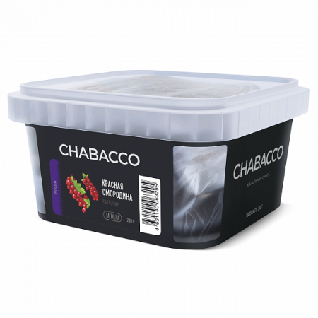 Табак для кальяна Chabacco MEDIUM – Red currant 200 гр.