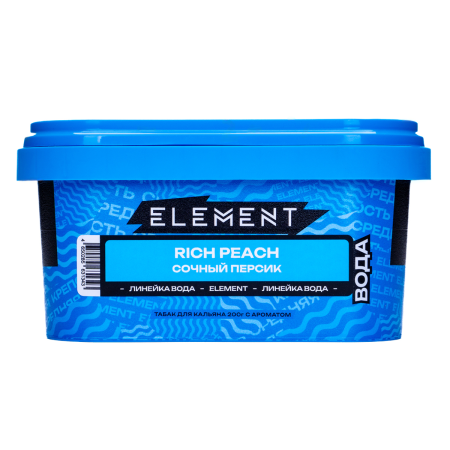 Табак для кальяна Element Вода – Rich Peach 200 гр.