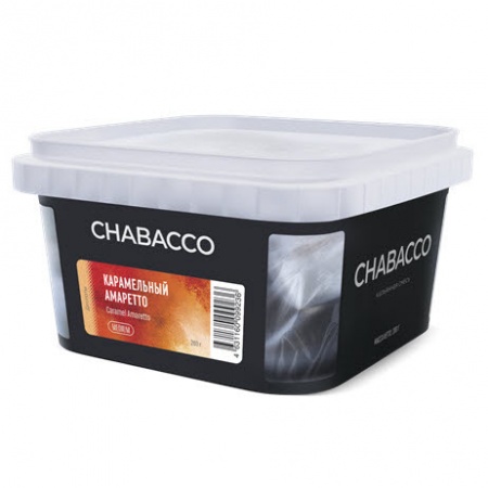 Табак для кальяна Chabacco MEDIUM – Caramel amaretto 200 гр.