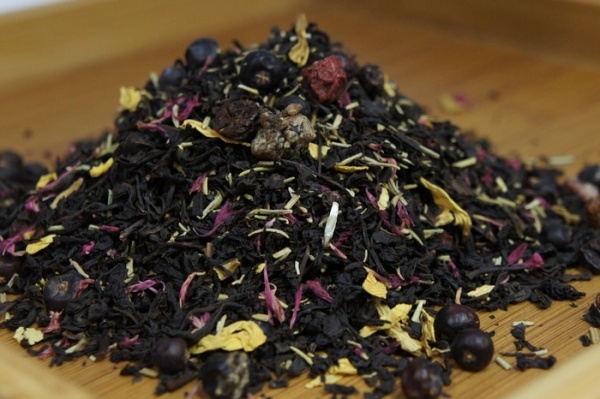 Черный чай листовой таежный, Германия, 165 гр.