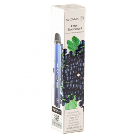 Электронная сигарета SOAK X – Forest Blackcurrant 2200 затяжек