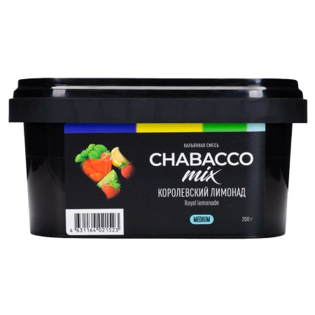 Табак для кальяна Chabacco Mix MEDIUM – Royal lemonade 200 гр.