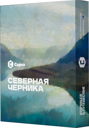 Табак для кальяна Сарма – Северная черника 25 гр.