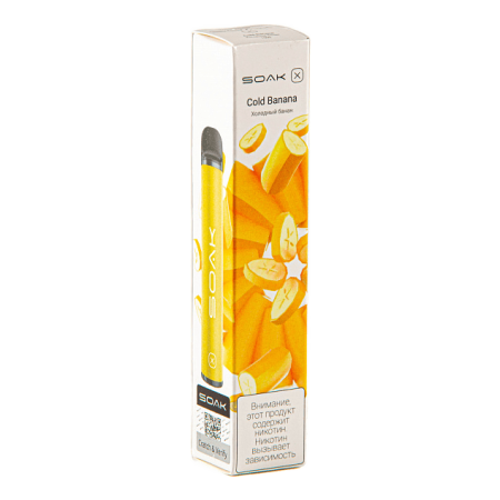 Электронная сигарета SOAK X – Cold Banana 2200 затяжек