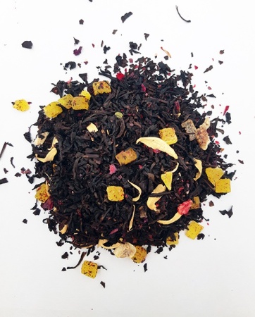 Черный чай листовой Манго Маракуйя, Германия, 500 гр.
