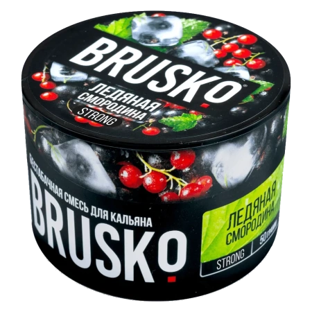 Смесь для кальяна BRUSKO STRONG – Ледяная смородина 50 гр.