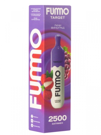 Электронная сигарета FUMMO TARGET – Личи виноград 2500 затяжек