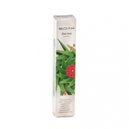 Электронная сигарета SOAK X – Aloe vera 2200 затяжек