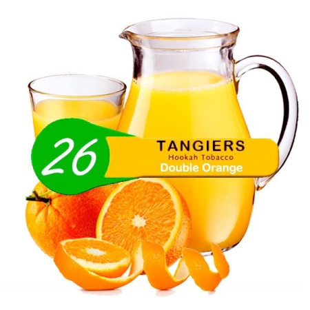 Табак для кальяна Tangiers (Танжирс) Noir – Double Orange 100 гр.