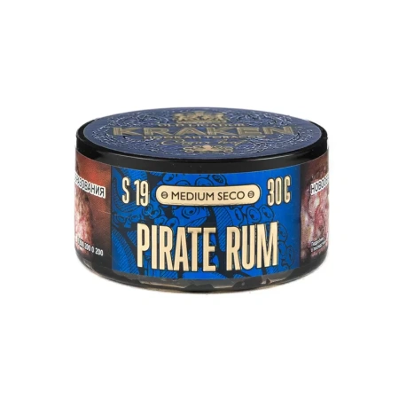 Табак для кальяна Kraken Medium Seco – Pirate rum 30 гр.