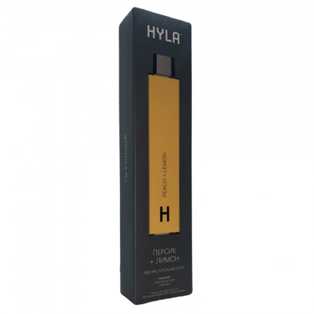 Электронная сигарета HYLA – Персик+Лимон 4500 затяжек
