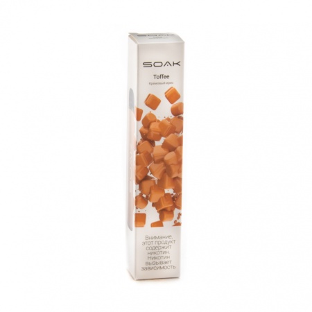 Электронная сигарета SOAK X – Toffee 2200 затяжек
