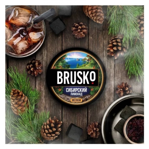 Смесь для кальяна BRUSKO STRONG – Сибирский лимонад 50 гр.