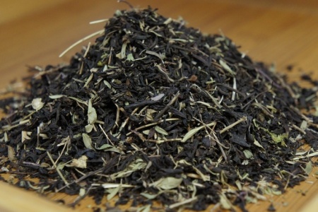 Черный чай листовой с чабрецом, Германия, 100 гр.