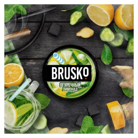 Смесь для кальяна BRUSKO STRONG – Огуречный лимонад 50 гр.