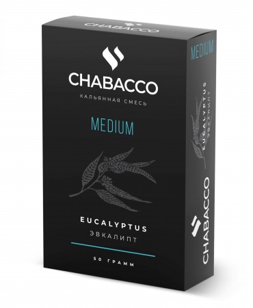 Табак для кальяна Chabacco MEDIUM – Eucalyptus 50 гр.