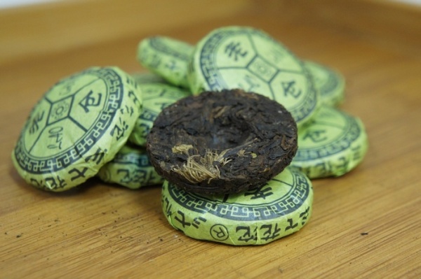 Чай Пуэр Шу с травой Сан Ци, 165 гр.