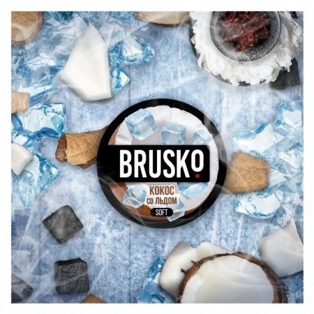 Смесь для кальяна BRUSKO MEDIUM – Кокос со льдом 250 гр.