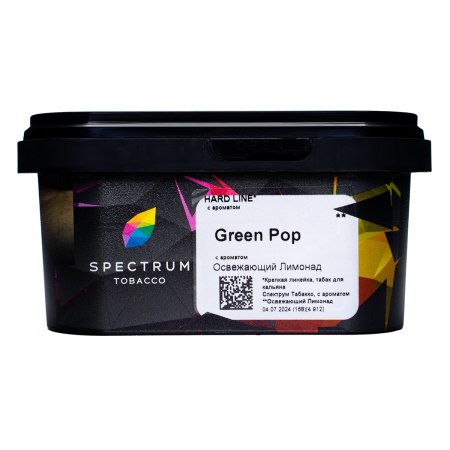 Табак для кальяна Spectrum Hard – Green pop 200 гр.