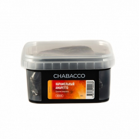 Табак для кальяна Chabacco MEDIUM – Caramel amaretto 200 гр.