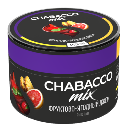 Табак для кальяна Chabacco Mix MEDIUM – Pink jam 50 гр.