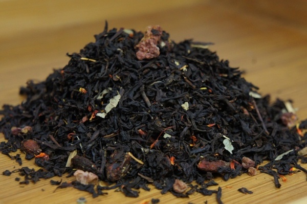 Черный чай листовой годжи-малина, Германия, 165 гр.