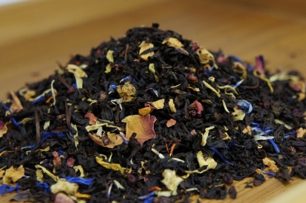 Черный чай листовой гранат-груша, Германия, 165 гр.