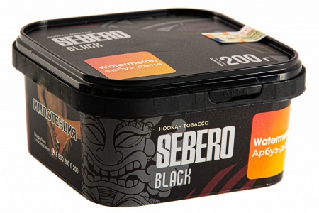 Табак для кальяна Sebero Black – Watermelon 200 гр.