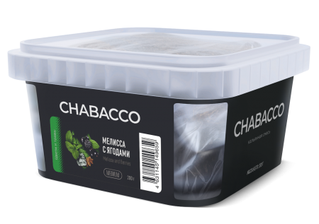 Табак для кальяна Chabacco MEDIUM – Melissa and berries 200 гр.