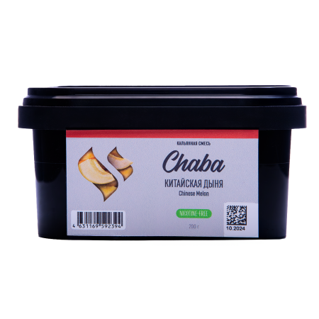 Смесь для кальяна Chaba – Китайская Дыня Nicotine Free 200 гр.
