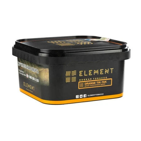 Табак для кальяна Element Земля – Orange Tik-Tak 200 гр.