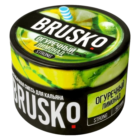 Смесь для кальяна BRUSKO STRONG – Огуречный лимонад 50 гр.