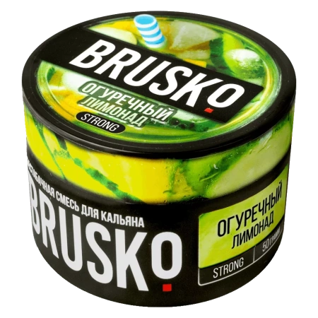 Смесь для кальяна BRUSKO STRONG – Огуречный лимонад 50 гр.