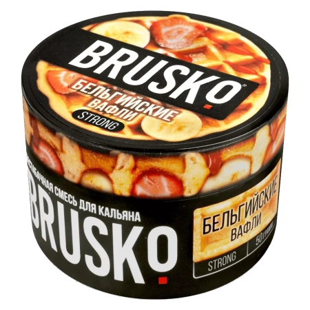 Смесь для кальяна BRUSKO STRONG – Бельгийские вафли 50 гр.