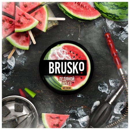 Смесь для кальяна BRUSKO MEDIUM – Ледяной арбуз 50 гр.