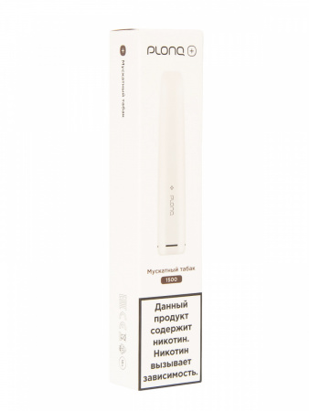 Электронная сигарета PLONQ PLUS – Мускатный табак 1500 затяжек