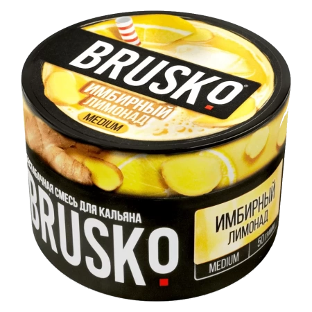 Смесь для кальяна BRUSKO MEDIUM – Имбирный лимонад 50 гр.
