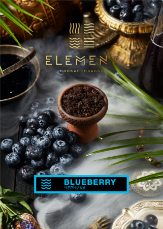 Табак для кальяна Element Вода – Blueberry 200 гр.