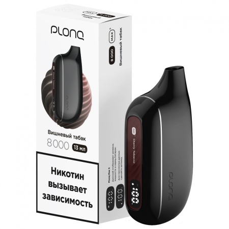 Электронная сигарета PLONQ MAX SMART – Вишневый табак 8000 затяжек
