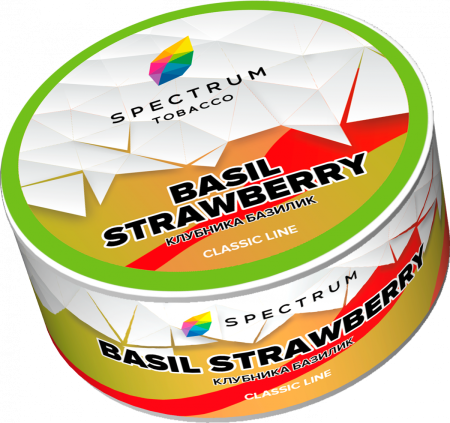 Табак для кальяна Spectrum – Basil strawberry 25 гр.