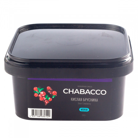 Табак для кальяна Chabacco MEDIUM – Sour cowberry 200 гр.