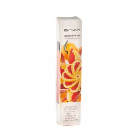 Электронная сигарета SOAK X – Sicilian Orange 2200 затяжек
