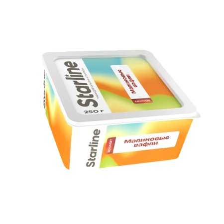 Табак для кальяна Starline Старлайн – Малиновые вафли 250 гр.