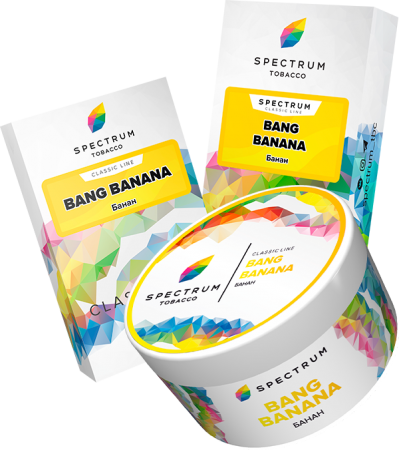 Табак для кальяна Spectrum – Bang banana 200 гр.