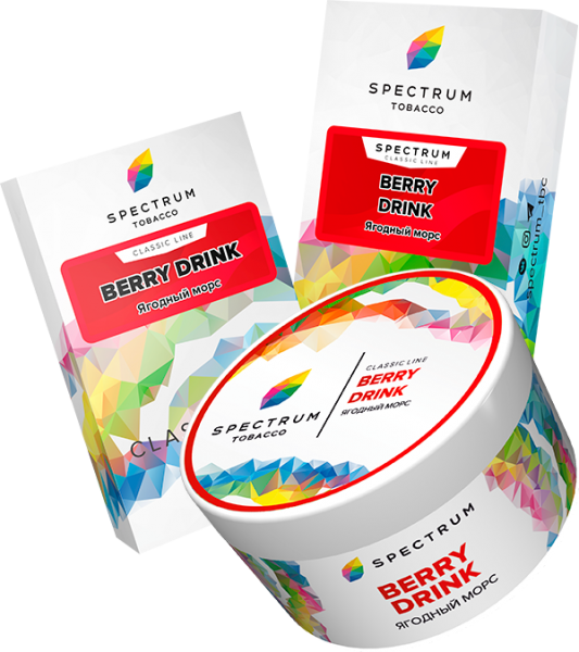 Табак для кальяна Spectrum – Berry drink 200 гр.